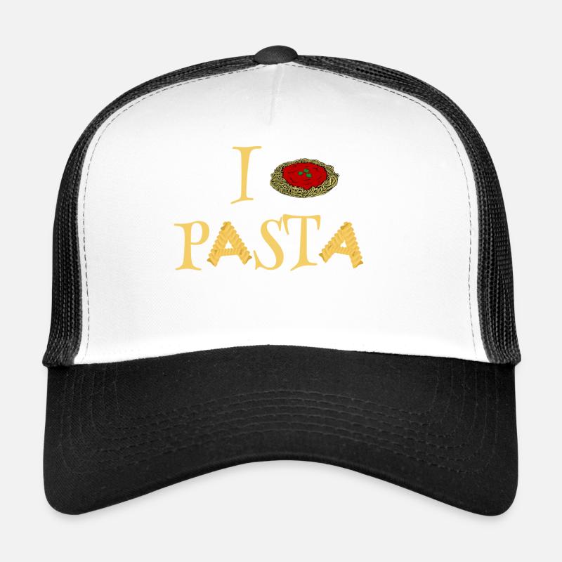 J'adore les pâtes - J'aime les pâtes Casquette trucker 