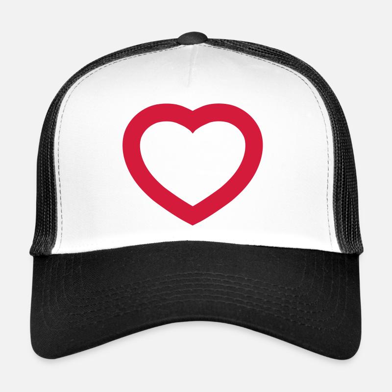 Cœur Casquette trucker 