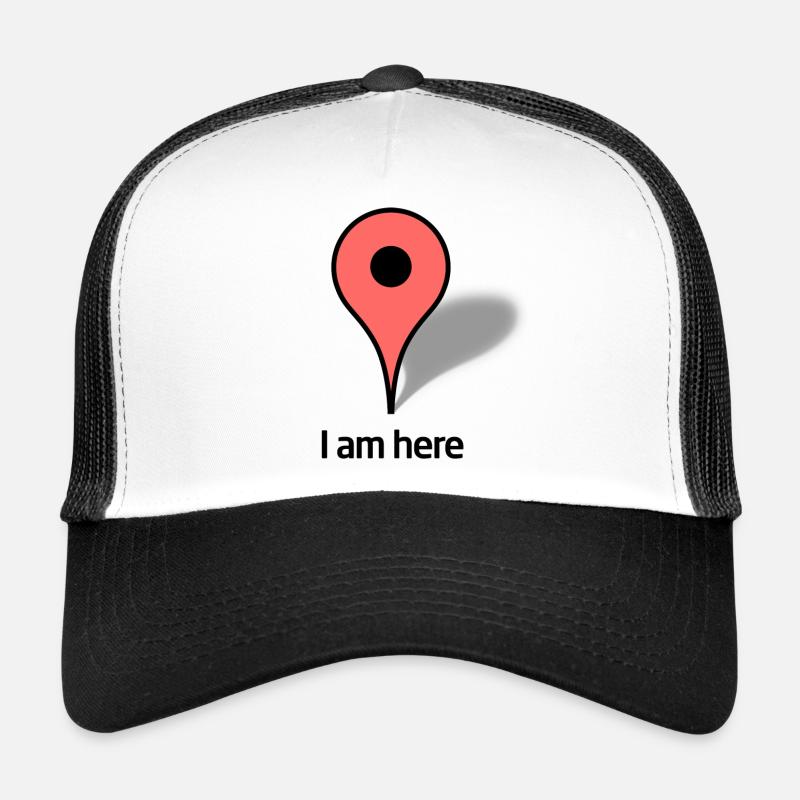 Google Map marker Casquette trucker 
