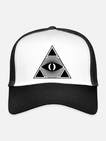 Eye - Trucker Cap - white/black - Front