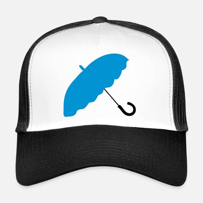 parasol_umbrella - Trucker Cap - Weiß/Schwarz