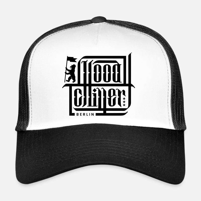 Calli - Hood Chiller Berlin - Trucker Cap - Weiß/Schwarz