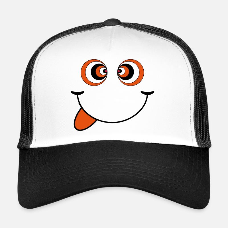 psychédélique smiley Casquette trucker 