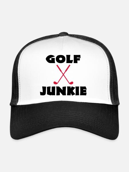 golf - Trucker Cap - white/black - Front