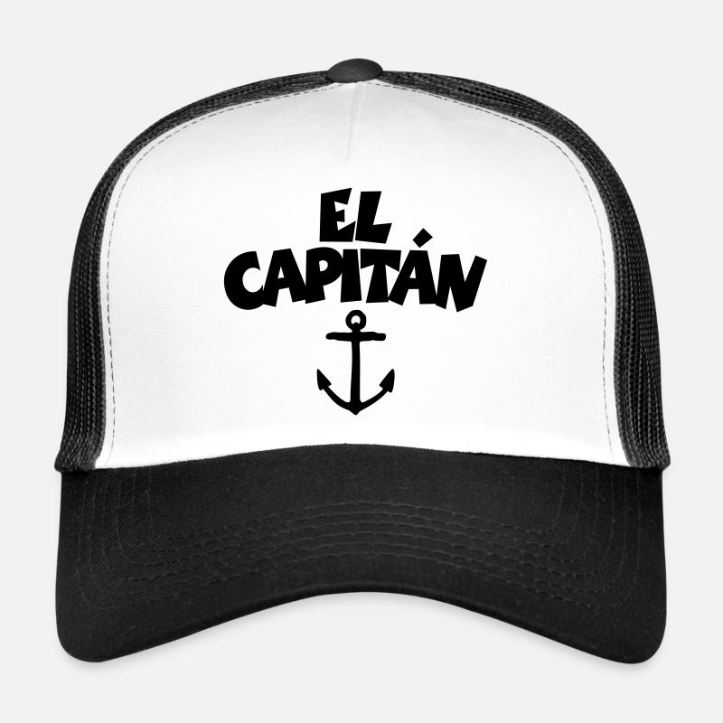 El Capitán Anchor (EU) - Trucker Cap - white/black