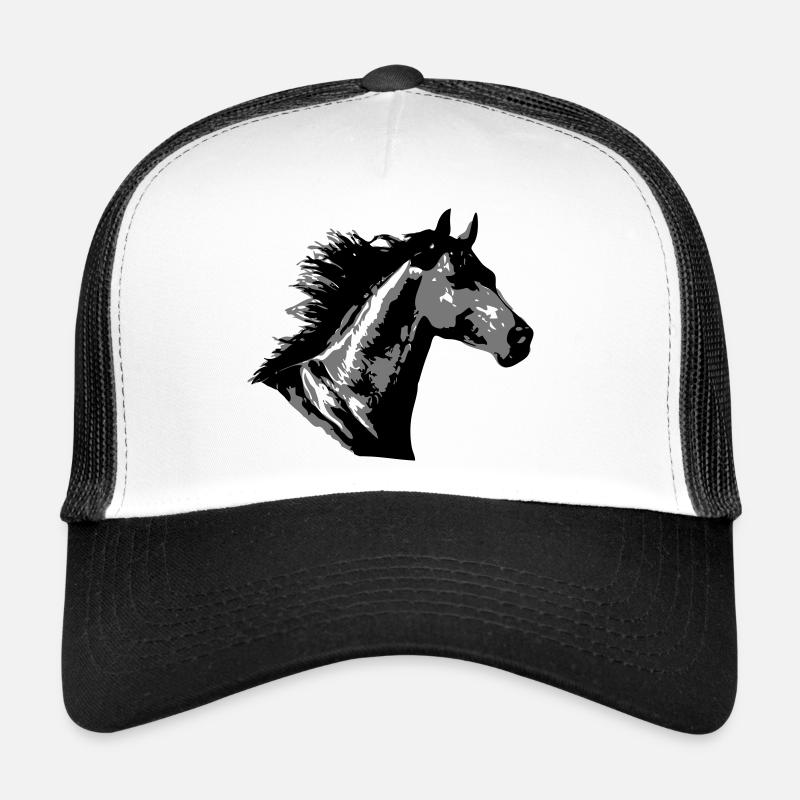 Beautiful Horse Head Trucker Cap