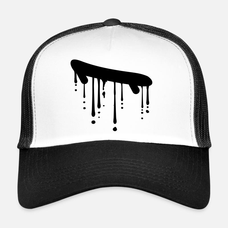 skateboard tropfen graffiti design skater sprung s Trucker Cap