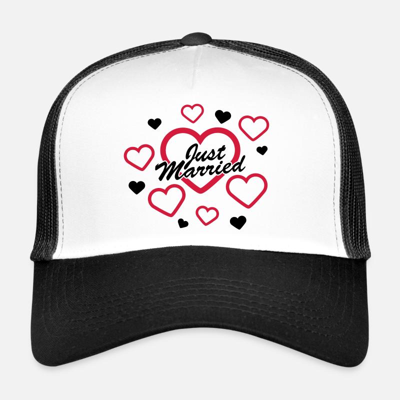 Just Married Design Casquette trucker 
