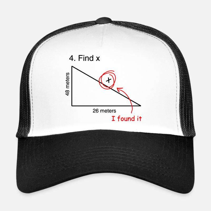 FIND x - Trucker Cap - Weiß/Schwarz