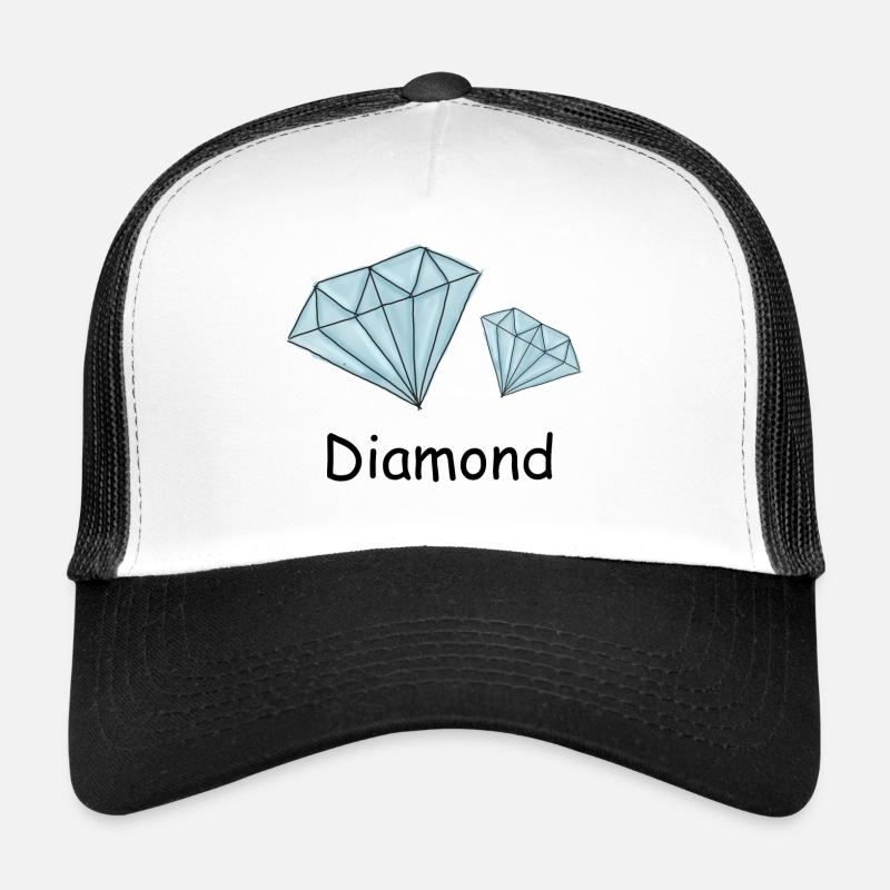 diamant Casquette trucker 