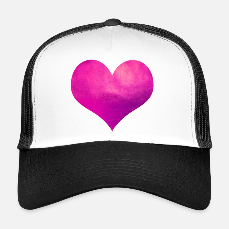 Rosa Herz Trucker Cap