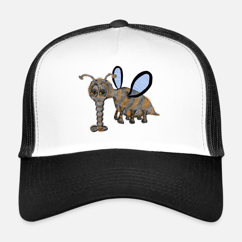 Fliege - Fly - Trucker Cap - Weiß/Schwarz