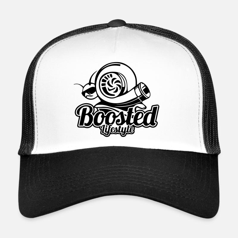 Illustration de style de vie boostée Casquette trucker 