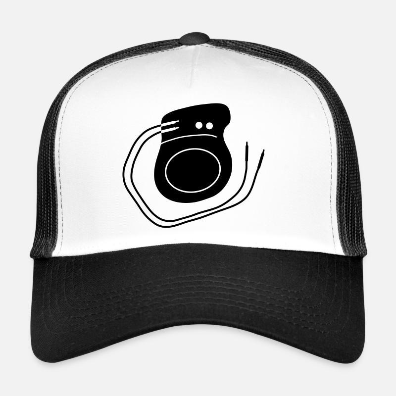 pacemaker_pm6 - Casquette trucker  - blanc/noir