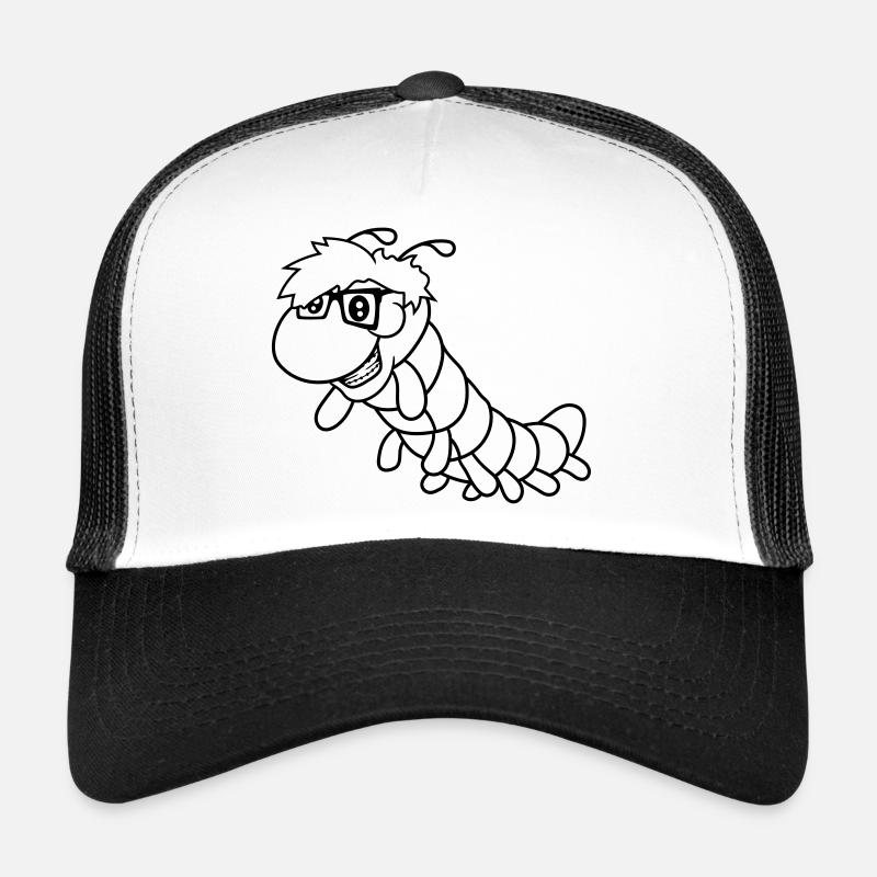 nerd geek horn goggles smart smart freak bookworm Trucker Cap