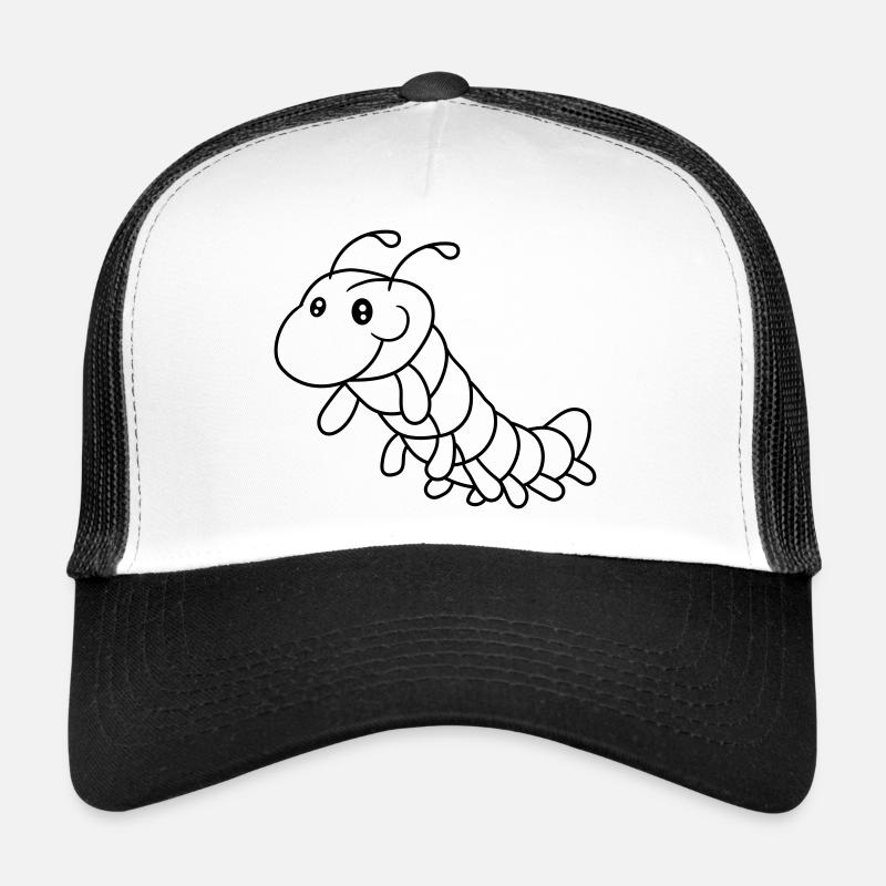 Escargot de Caterpillar rampant serpent mignon des Casquette trucker 