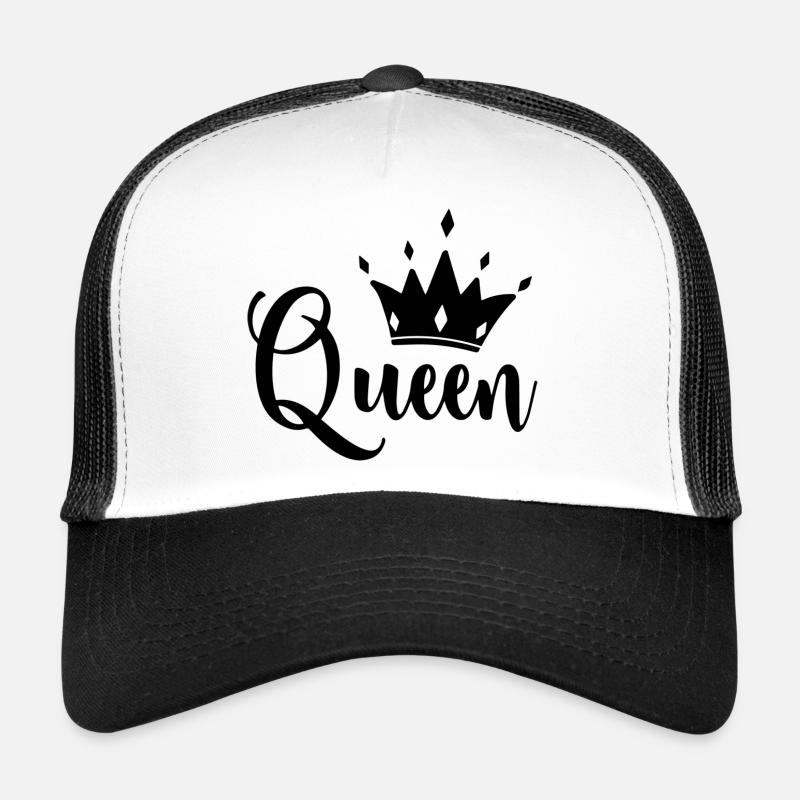 Queen - Trucker Cap - white/black