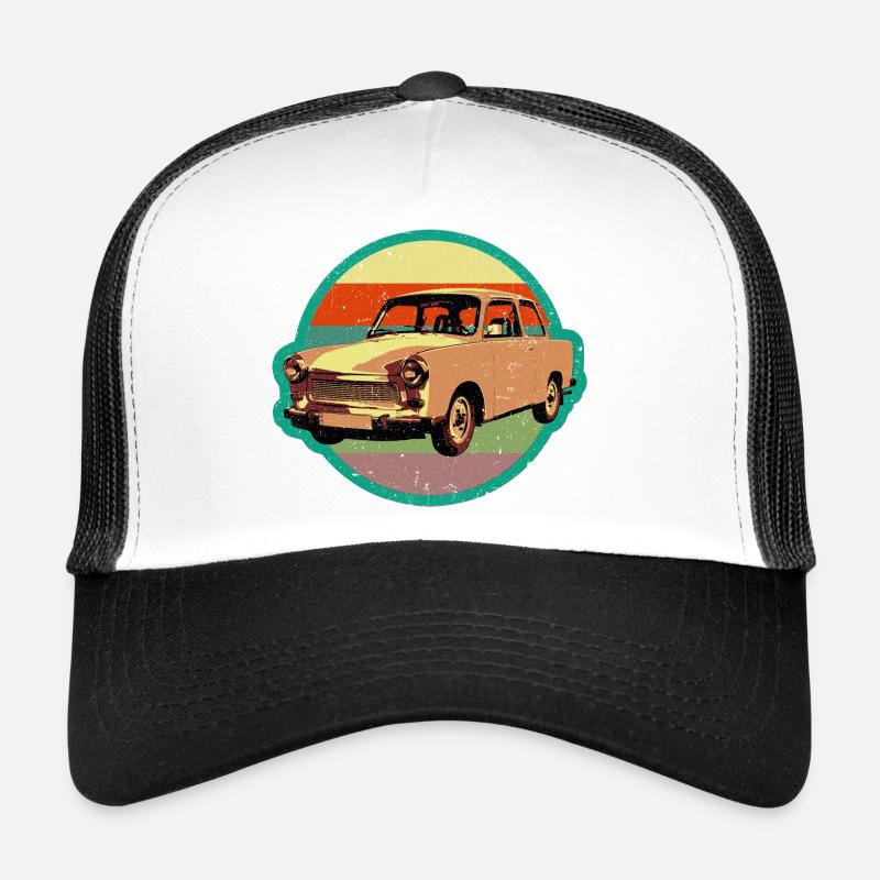 Design rétro Trabbi DDR cool en look usé Casquette trucker 