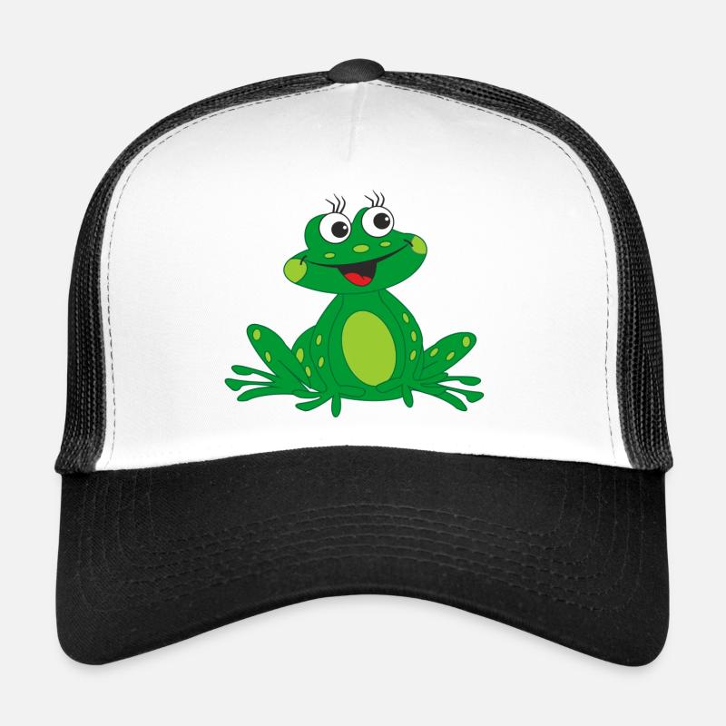 fröhlicher Frosch Trucker Cap