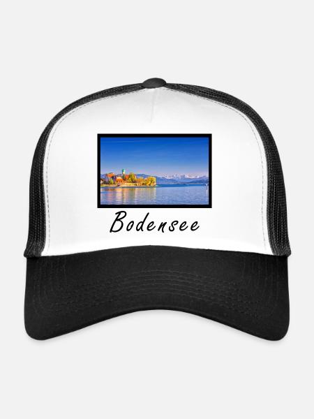 Bodensee Design - Trucker Cap - Weiß/Schwarz