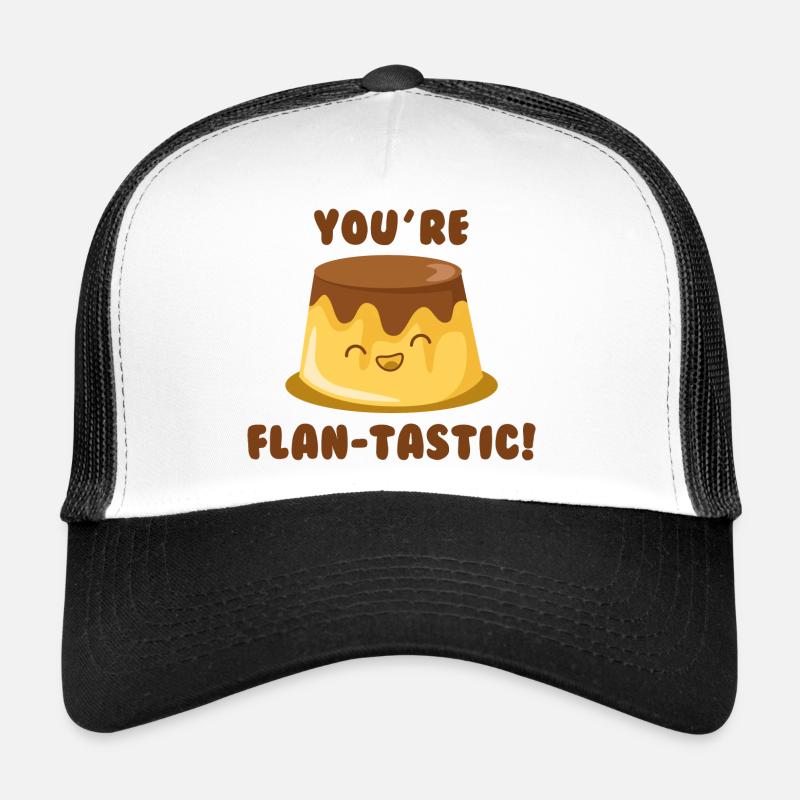 Vous êtes Flan-Tastic - Casquette trucker  - blanc/noir
