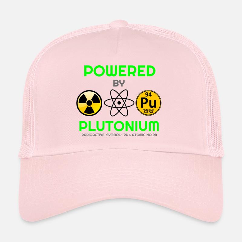 Plutonium, t-shirts plutonium, sweats à capuche plutonium Casquette trucker 