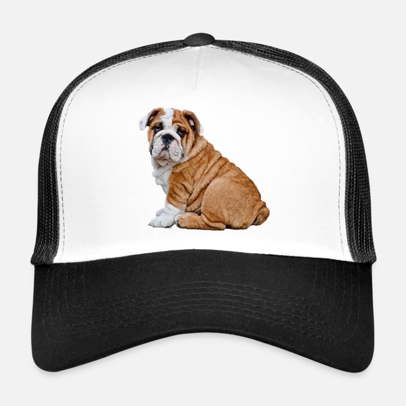 Bulldog - Trucker Cap - Weiß/Schwarz