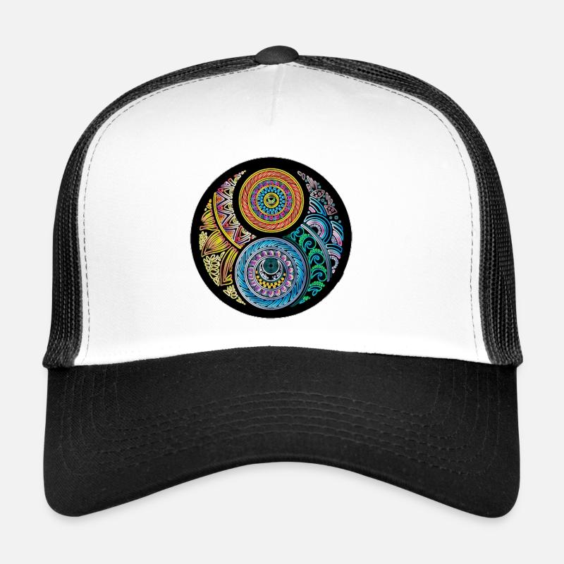 Yin Yang, Symbole de Yin Yang, conception de Yin Yang Casquette trucker 