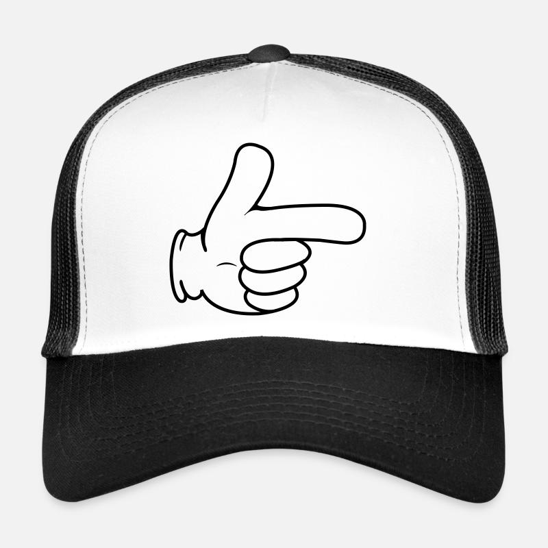 Main index Casquette trucker 