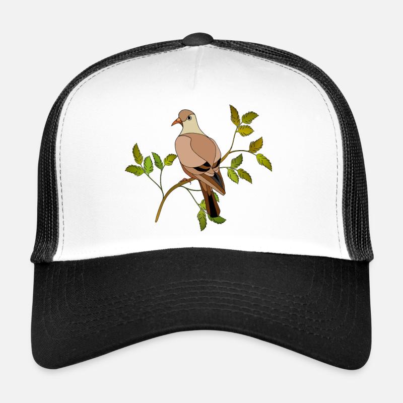 Vogel - Trucker Cap - Weiß/Schwarz