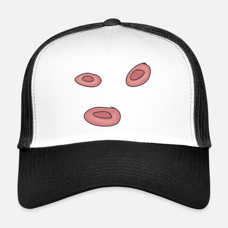 Blutzelle Zellen - Trucker Cap - Weiß/Schwarz