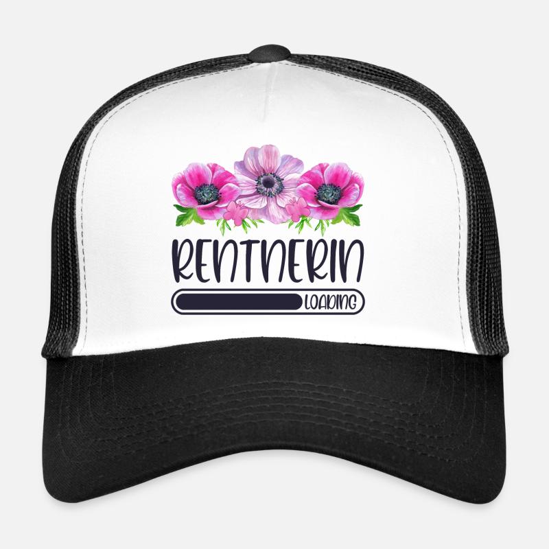 Rentnerin Loading Blumen Trucker Cap