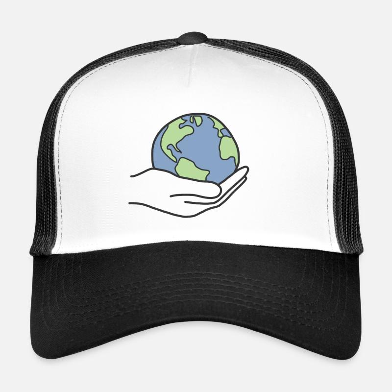 Erde Welt Klimaschutz Trucker Cap