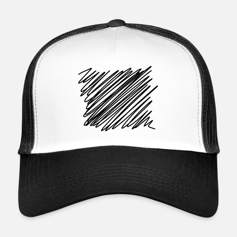 Zeichnen Linien Trucker Cap