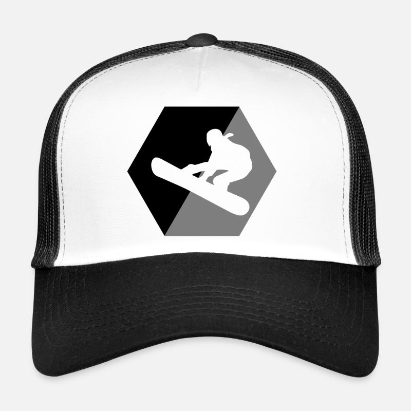 Snowboard Snowboarder Casquette trucker 