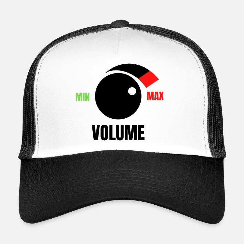 VOLUME - Trucker Cap - white/black