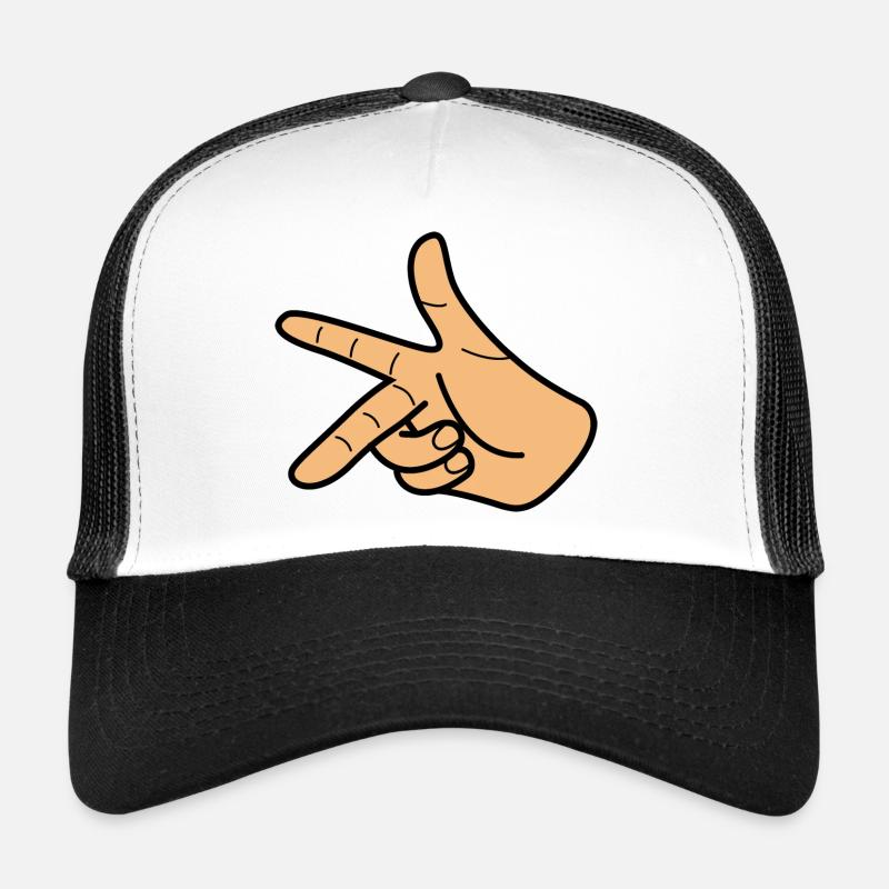 Règle de la main droite - Physique Math - Signe gangster Casquette trucker 