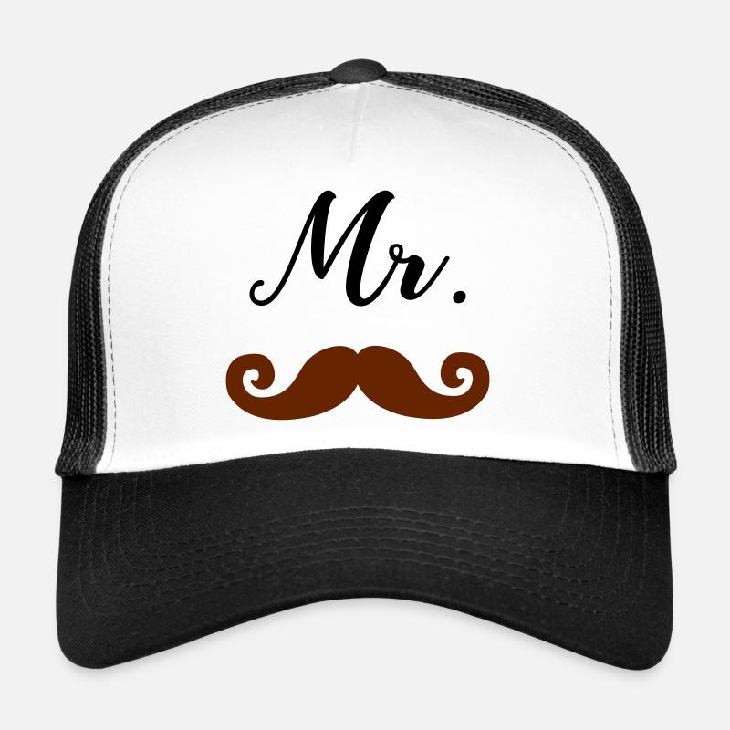 Mr Moustache Trucker Cap