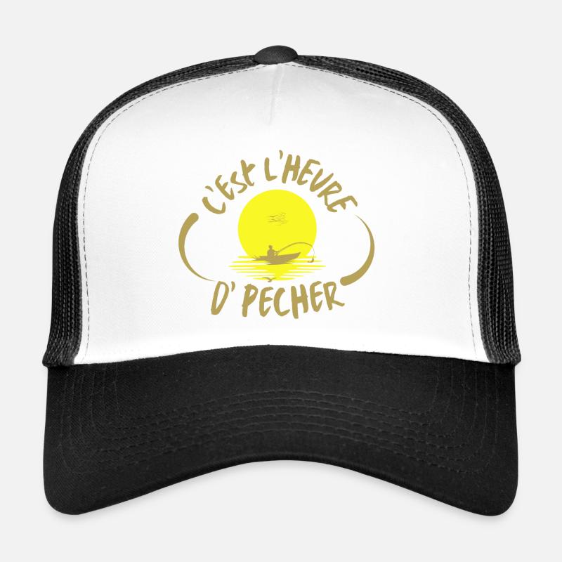 C'est l'heure de pêcher Casquette trucker 