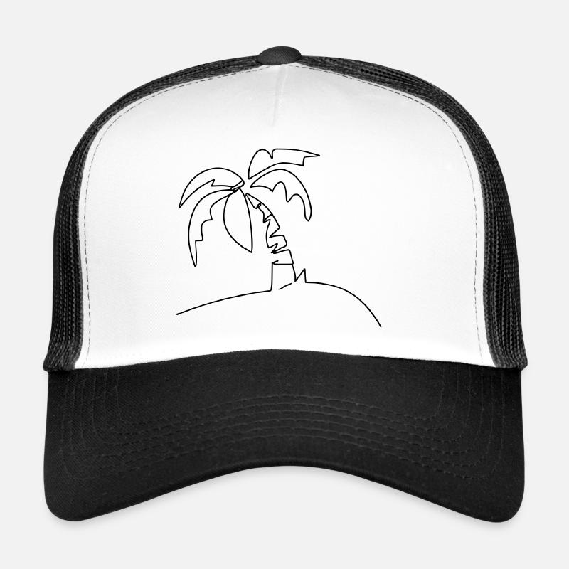 Palm Island Oneline Trucker Cap