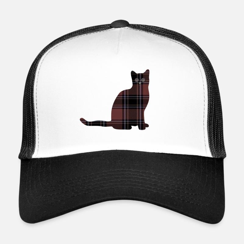 Karokatze - Trucker Cap - Weiß/Schwarz