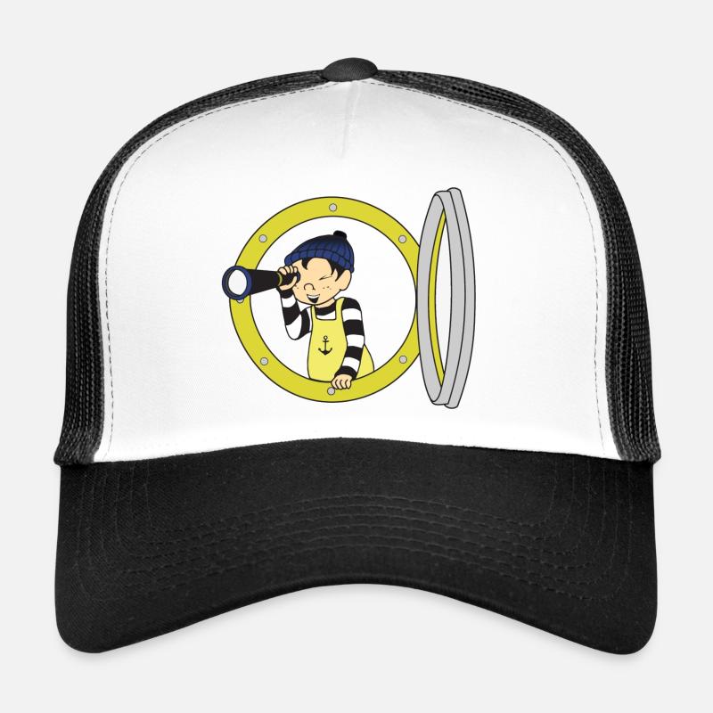 sailor the son - Trucker Cap - white/black