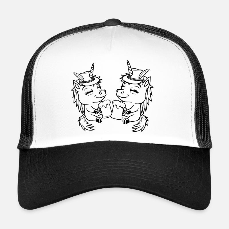 Einhorn Team Bier Anstoßen Trucker Cap