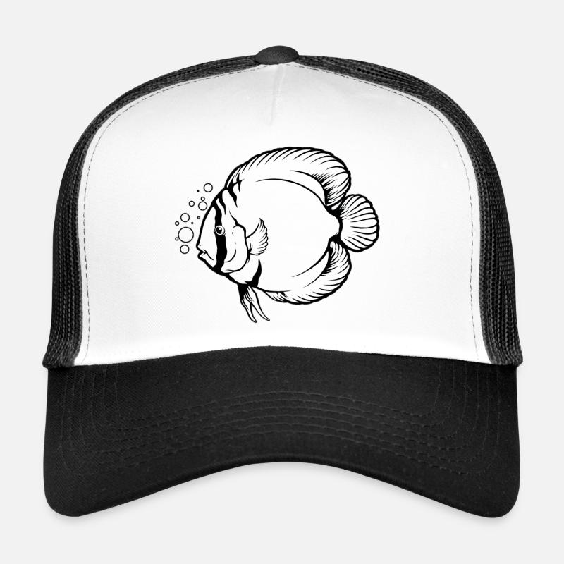 Diskusfisch Tropischer Fischhalter Trucker Cap