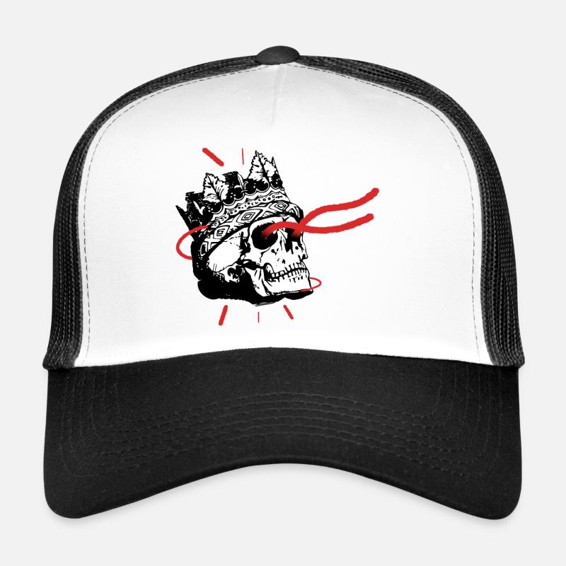 Schädel Skelett Trucker Cap