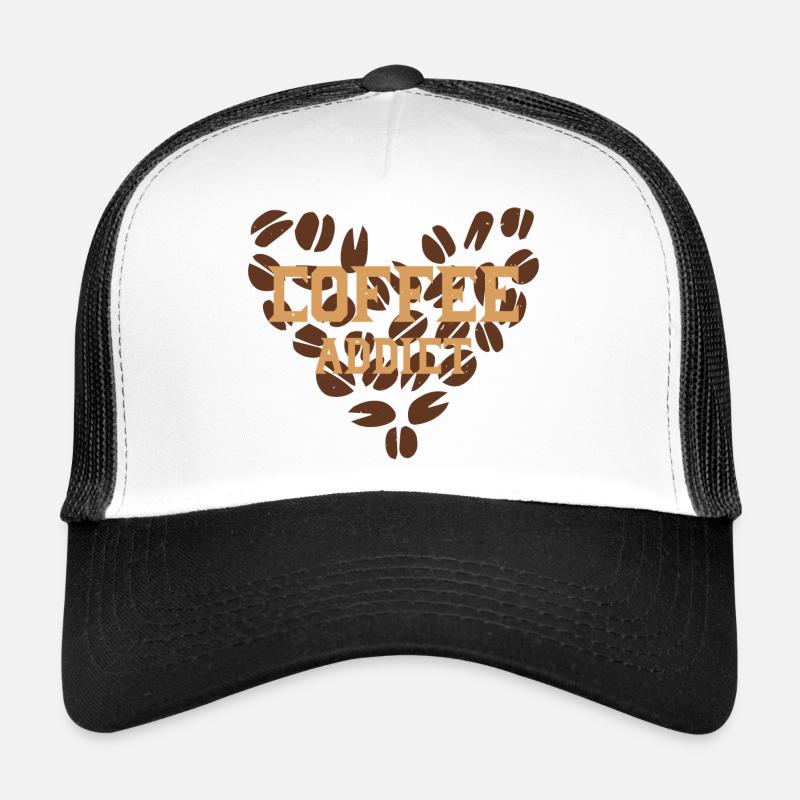 COFFEE ADDIET FUNNY Trucker Cap