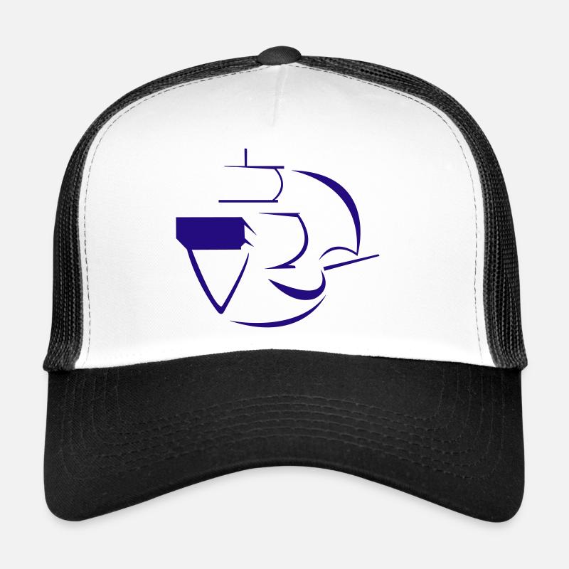 marinavoile galion pirate Casquette trucker 