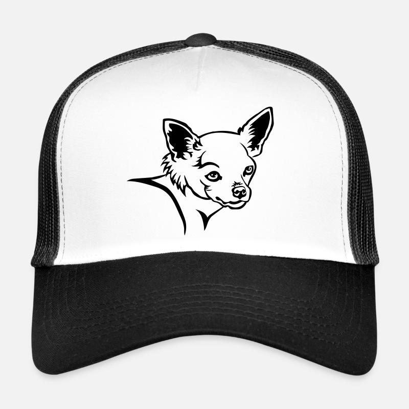 Tête de Chihuahua Casquette trucker 