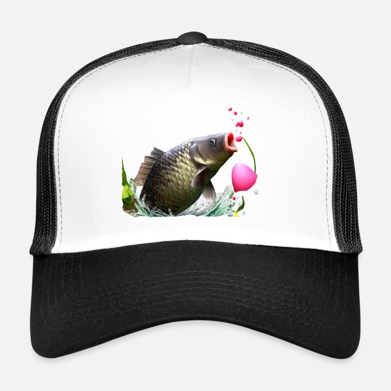 Roi de la carpe Casquette trucker 