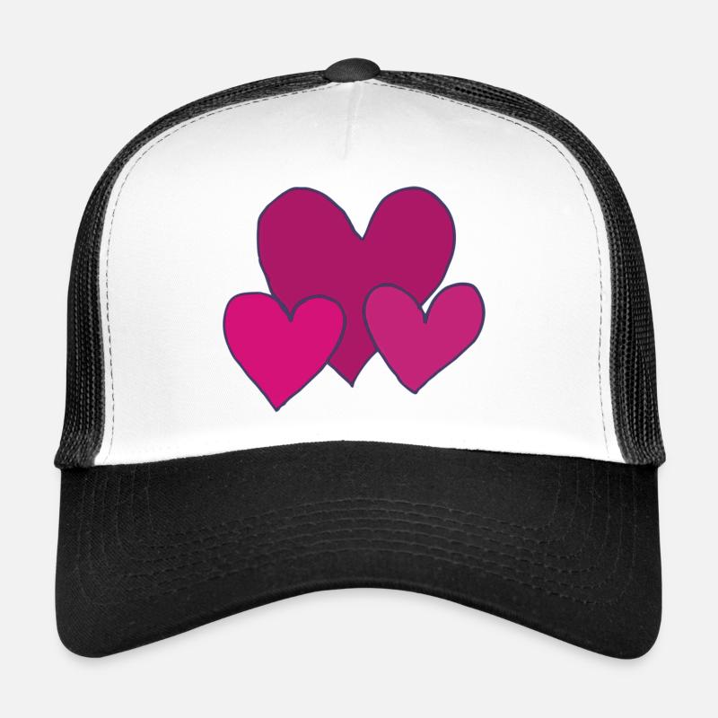 herzen pink Trucker Cap